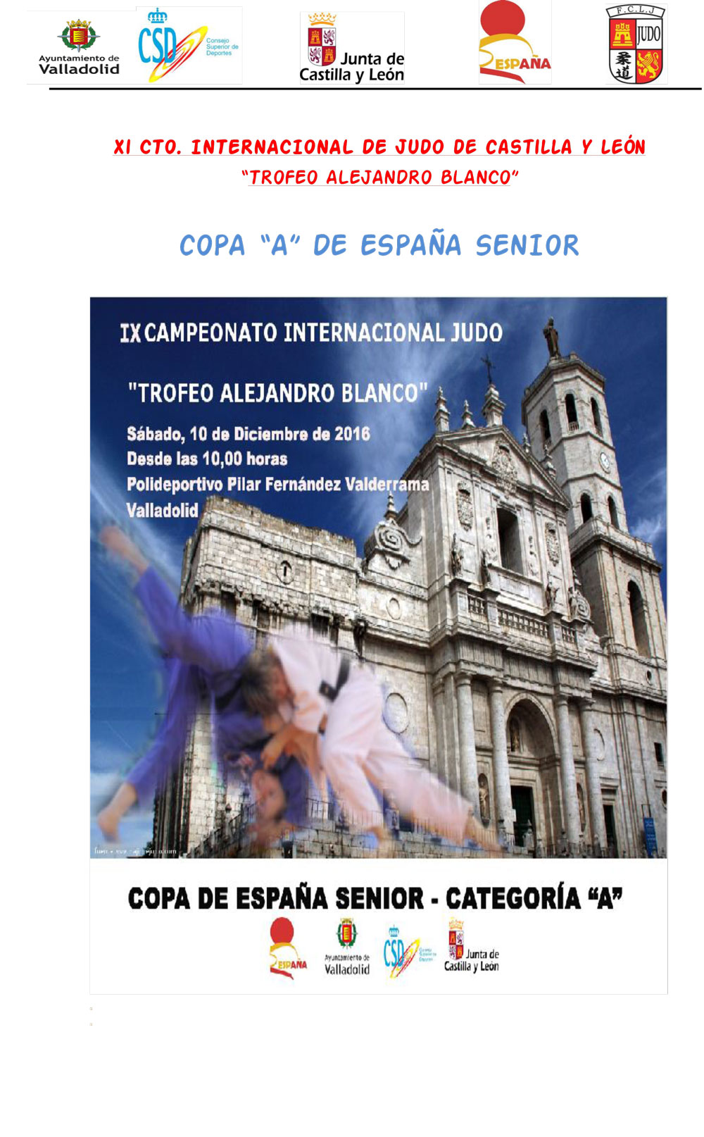 Copa de Espa&ntilde;a &quot;A&quot; Absoluta de Valladolid